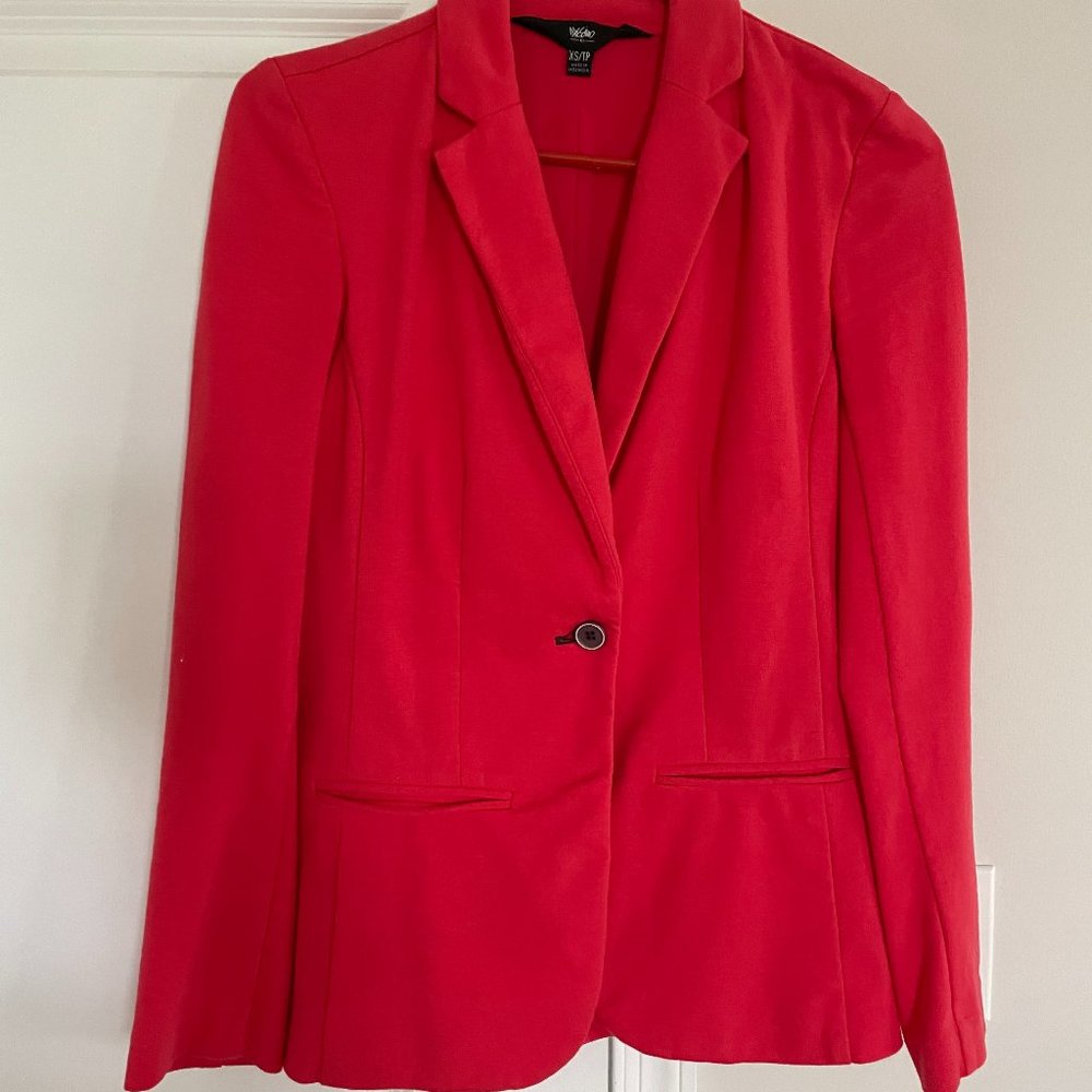 Mossimo burnt orange blazer